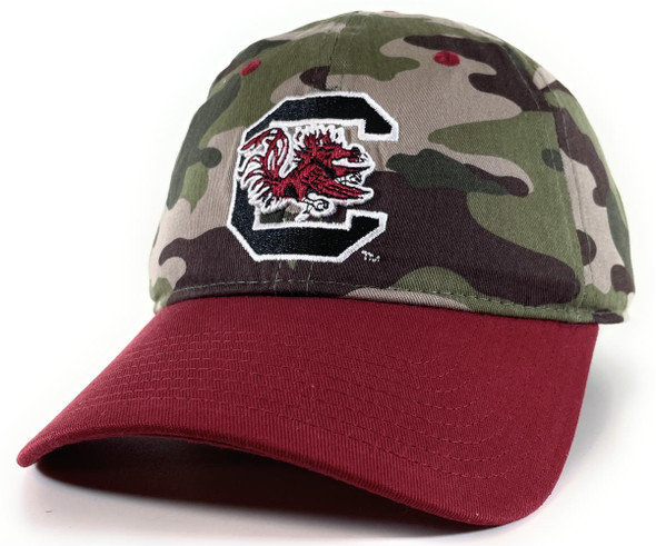 South Carolina Gamecocks Camo Hat Woodland Camo Two-Tone Cap