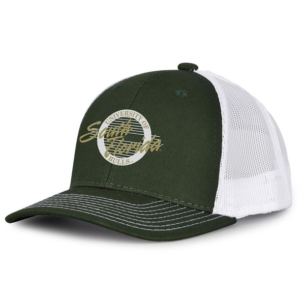 South Florida USF Bulls Hat Everyday Twill Trucker Mesh Back Adjustable Cap