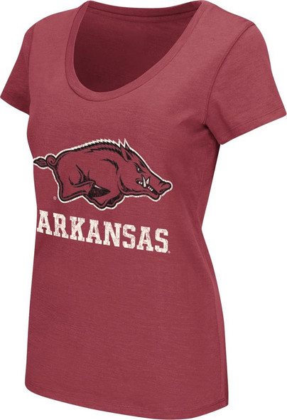 Arkansas Razorbacks Houston Astros V-Neck Unisex T-Shirt - TeeHex