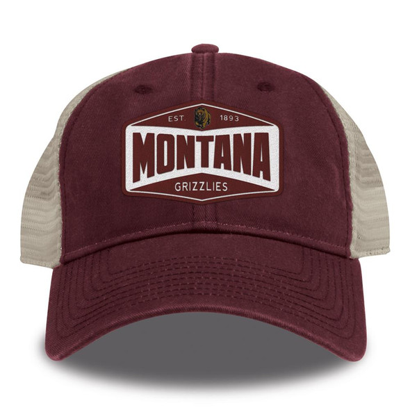 University of Montana Trucker Hat Washed Super Soft Mesh Cap