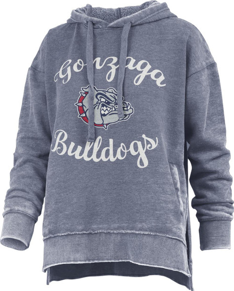 Women's Gonzaga University Bulldogs Hoodie Vintage Hooded Fleece Sweatshirt
