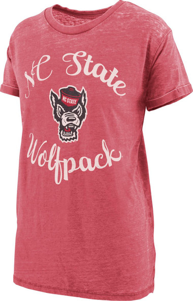 Women's NCSU NC State Wolfpack Vintage Tee Short Sleeve Boyfriend Tee