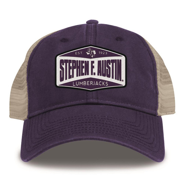 Stephen F Austin Lumberjacks SFA Trucker Hat Washed Super Soft Mesh Cap