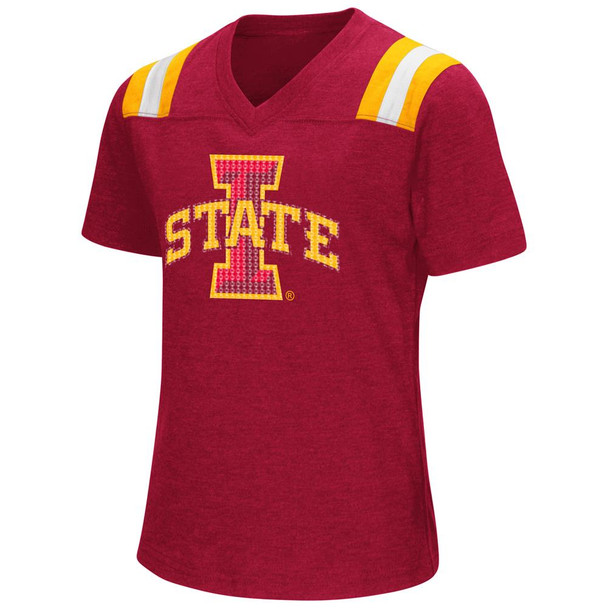 Youth Girls Colosseum Rugby Iowa State Cyclones T-Shirt