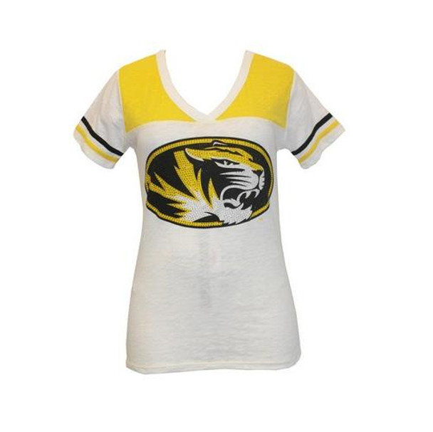 Missouri Tigers Mizzou Rhine and Shine Football Tee