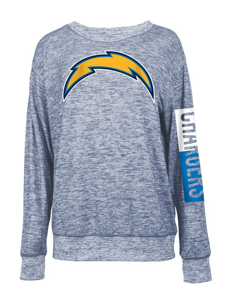 New Era Los Angeles Chargers Girls Shirt Long Sleeve Spirit Jersey Tee