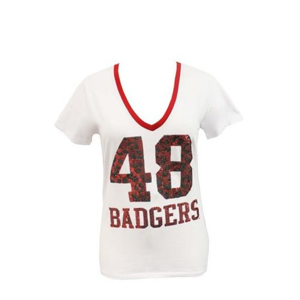 University of Wisconsin Badgers Tee Jungle Theme Spirit Shirt