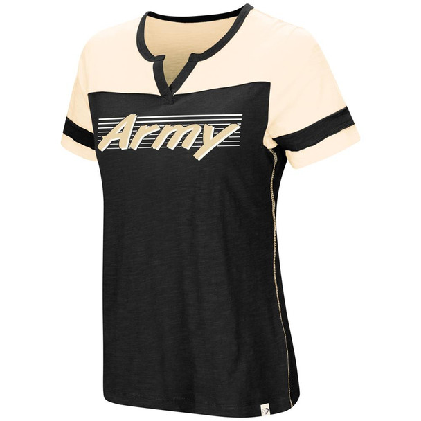 Army Black Knights Ladies T-Shirt Coach Short Sleeve Tee