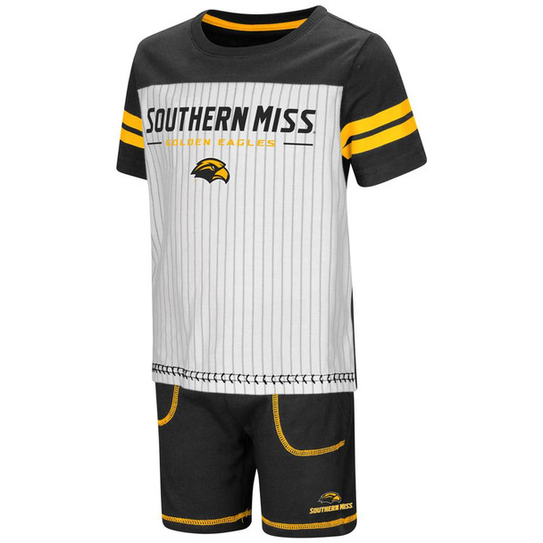 Southern Miss USM Toddler Boy's Shorts and Baseball T-Shirt Set