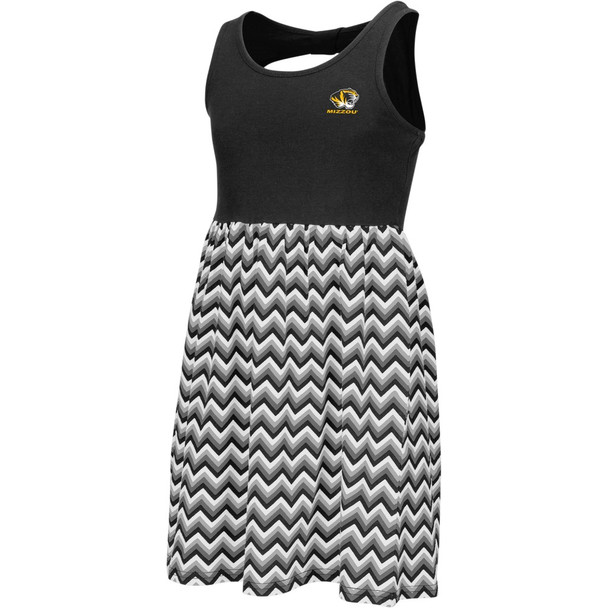 Missouri Tigers Mizzou Girls Chevron Dress