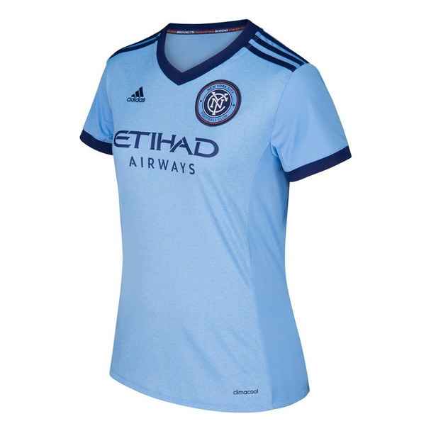 New York City FC Women's Jersey Adidas Home Replica Soccer Jersey