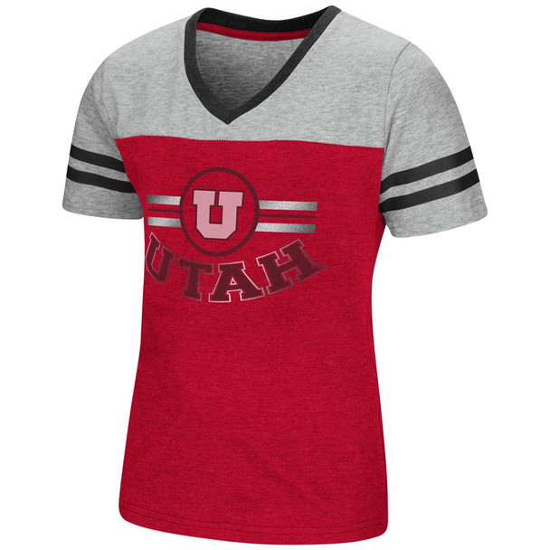 University of Utah Utes Youth Girls Short Sleeve Pee Wee Tee