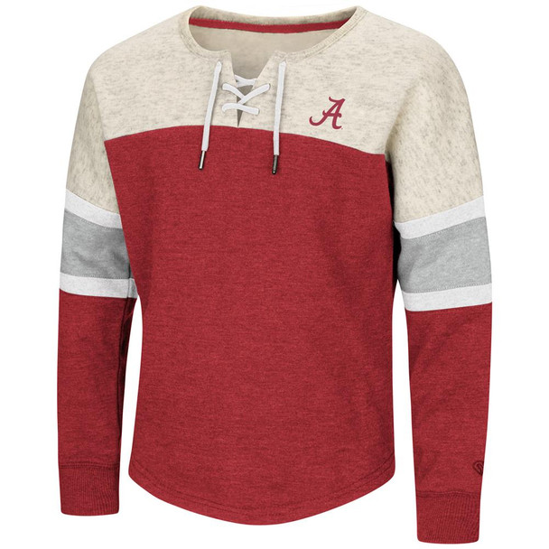 Alabama Crimson Tide Bama Girls Sweatshirt Oversized Pullover