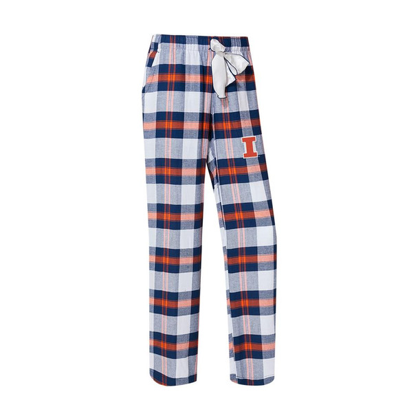 University of Illinois Women's Flannel Pajamas Plaid PJ Bottoms
