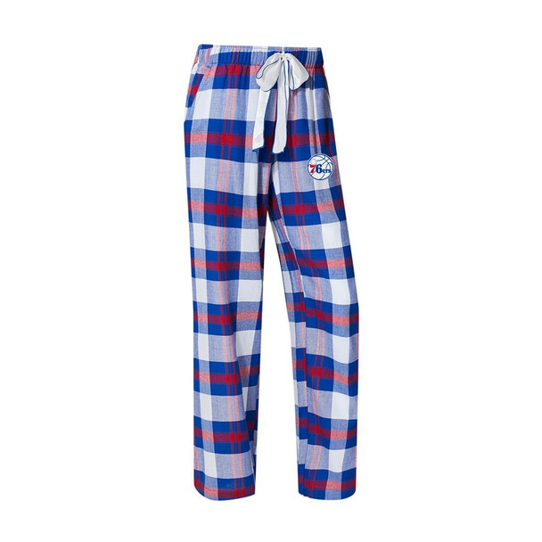 Philadelphia 76ers Women's Flannel Pajamas Plaid PJ Bottoms