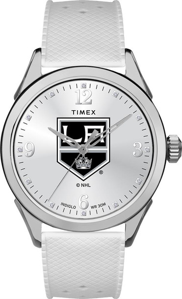 Los Angeles LA Kings Ladies Silcone Athena Timex Watch