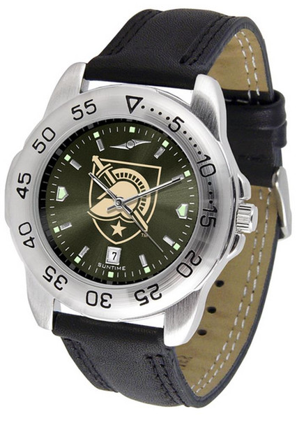 Men's Army Black Knights Watch Leather Sports Watch