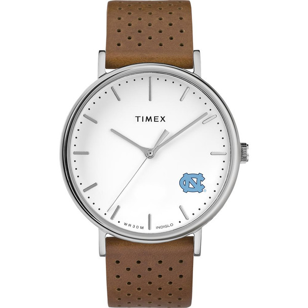 Womens Timex North Carolina Tarheels UNC Watch Bright Whites Leather