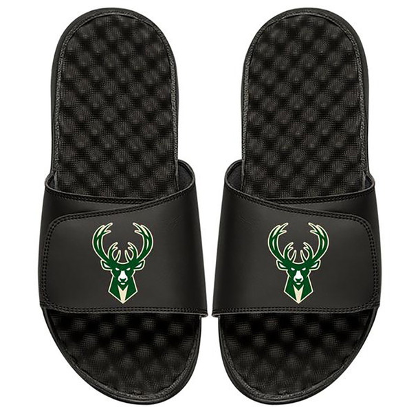 Milwaukee Bucks Slides ISlide Primary Adjustable Sandals