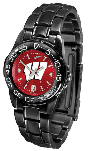 Women's University of Wisconsin Badgers Black Watch Fantom AnoChrome