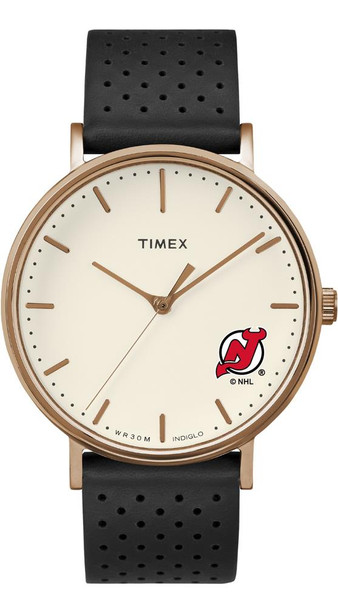 Ladies Timex New Jersey Devils Watch Rose Gold Grace Watch