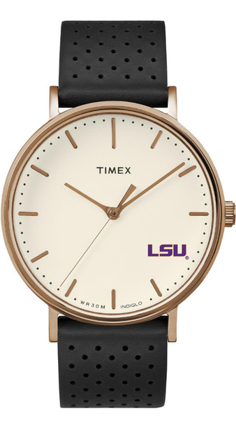 Ladies Timex LSU Tigers Louisiana State Watch Rose Gold Grace Watch