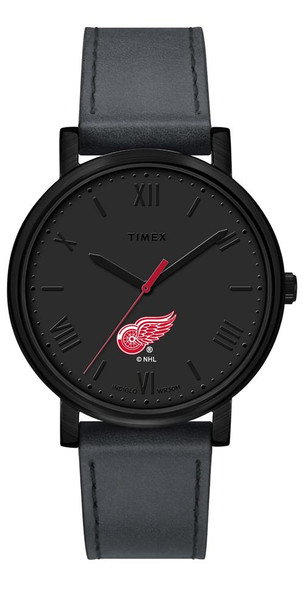 Ladies Timex Detroit Red Wings Watch Black Night Game Watch