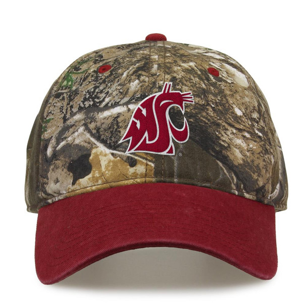 Washington State University Camo Hat Edge Camo Two-Tone Cap