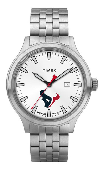 Men's Houston Texans Watch Stainless Steel Top Brass