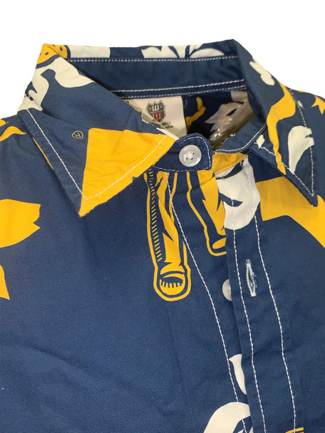 Men's Clemson University Tigers Floral Shirt Button Up Beach Shirt Men's Clemson University Tigers Floral Shirt Button Up Beach Shirt