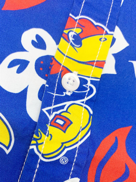 Men's Clemson University Tigers Floral Shirt Button Up Beach Shirt Men's Clemson University Tigers Floral Shirt Button Up Beach Shirt