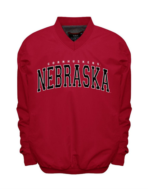 Men's Nebraska Cornhuskers Wind Jacket Franchise Windshell Pullover