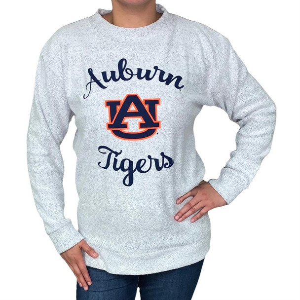 Womens Ole Miss Rebels Sweatshirt Comfy Terry L/S Crew Womens Ole Miss Rebels Sweatshirt Comfy Terry L/S Crew