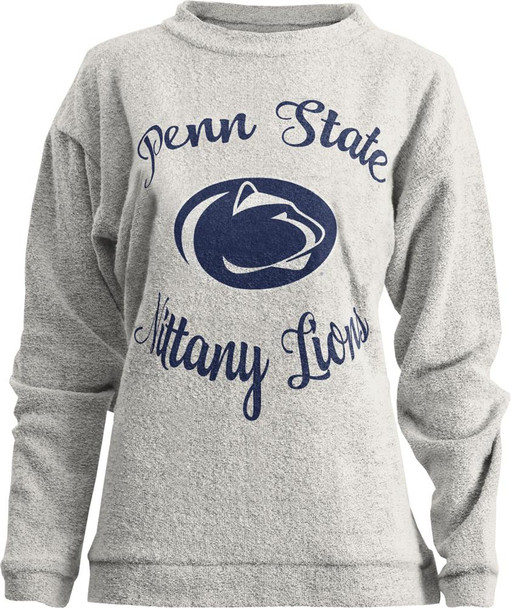 Womens Penn State University Sweatshirt Comfy Terry L/S Crew