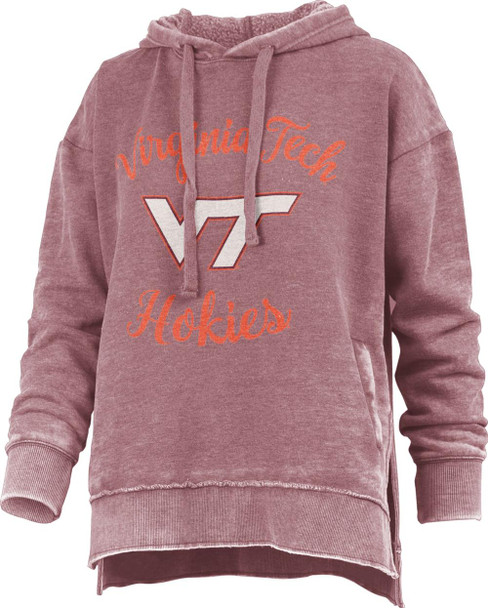 Women's Virginia Tech VT Hokies Hoodie Vintage Hooded Fleece Sweatshirt