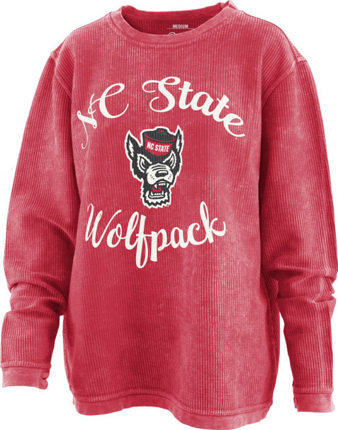 Women's NCSU NC State Wolfpack Comfy Cord Pullover Sweatshirt