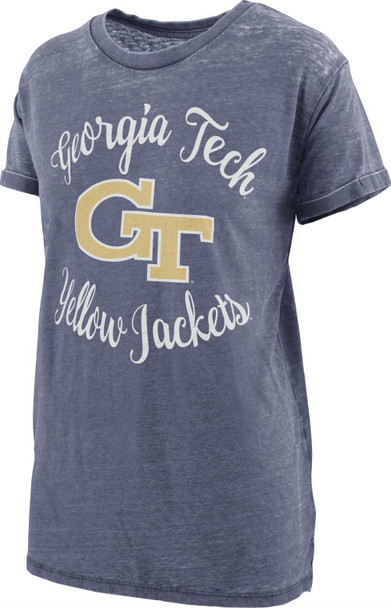 Women's Georgia Tech GT Vintage Tee Short Sleeve Boyfriend Tee