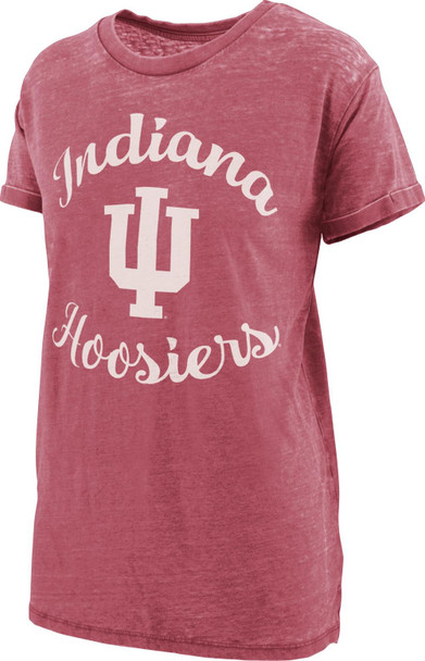 Women's Indiana University Hoosiers Vintage Tee Short Sleeve Boyfriend Tee