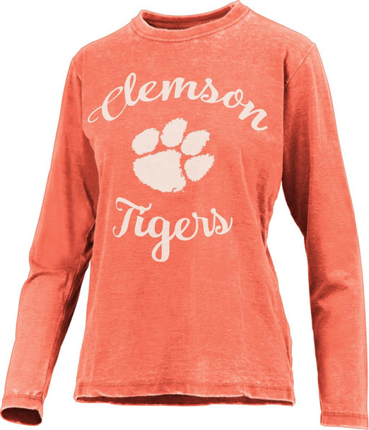 Women's Clemson University Tigers Long Sleeve Tee Vintage LS TShirt