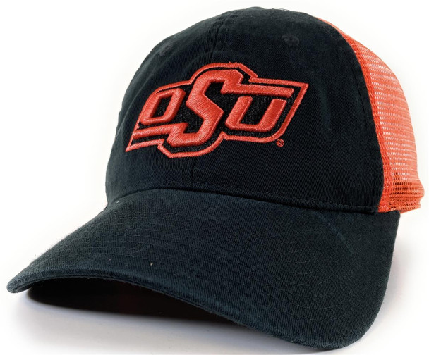 Oklahoma State University Trucker Hat Relaxed Mesh Classic Oklahoma State Trucker Cap