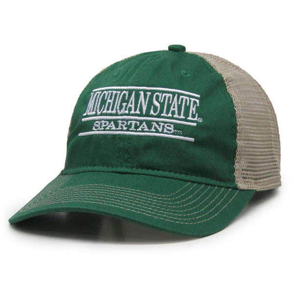 Michigan State University Hat Soft Mesh with Elastic Snapback Trucker Hat