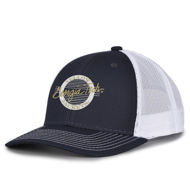 Georgia Tech GT Hat Everyday Twill Trucker Mesh Back Adjustable Cap