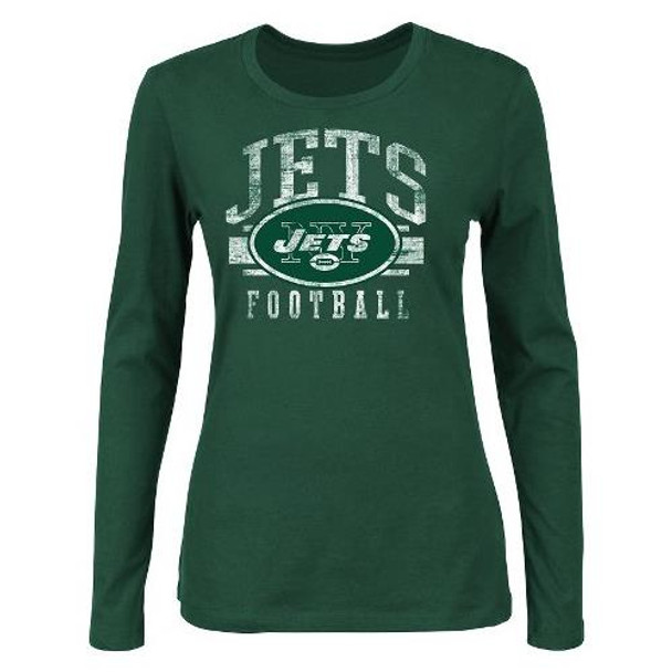 New York Jets NY Women's Long Sleeve Crew Neck Tee