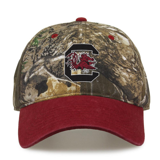 South Carolina Gamecocks Camo Hat Edge Camo Two-Tone Cap