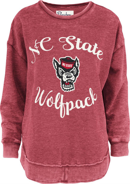 Women's NCSU NC State Wolfpack Sweatshirt Vintage Poncho Fleece