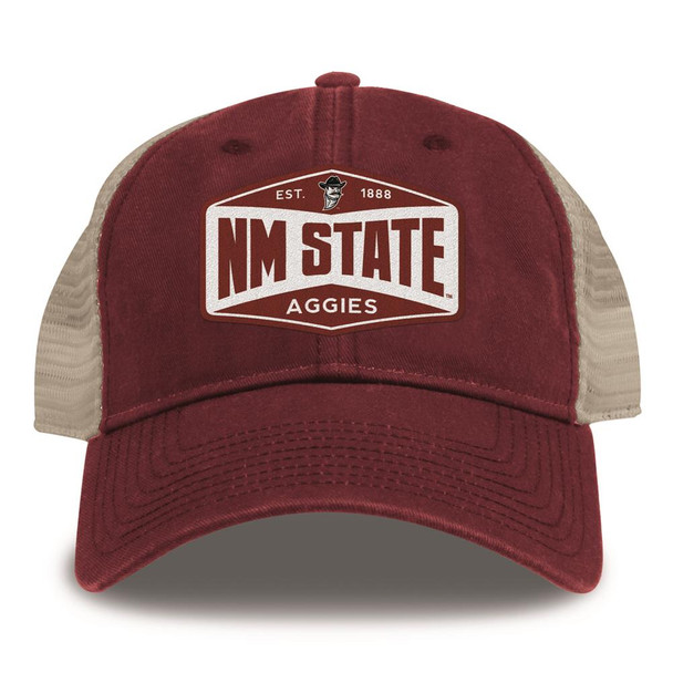 New Mexico State Aggies Trucker Hat Washed Super Soft Mesh Cap