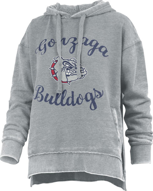 Women's Hoodie Gonzaga University Bulldogs Vintage Hoodie Ladies Fleece Sweatshirt