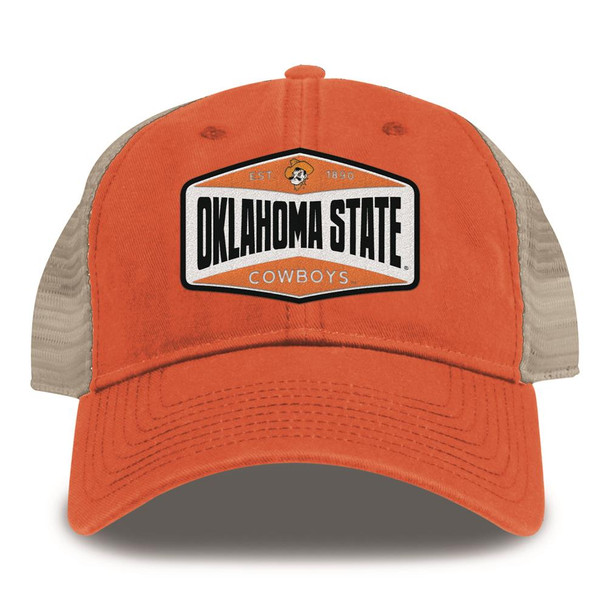 Oklahoma State University Trucker Hat Washed Super Soft Mesh Cap