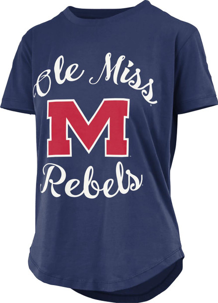Women's Ole Miss Rebels Short Sleeve TShirt Cotton SS Tee