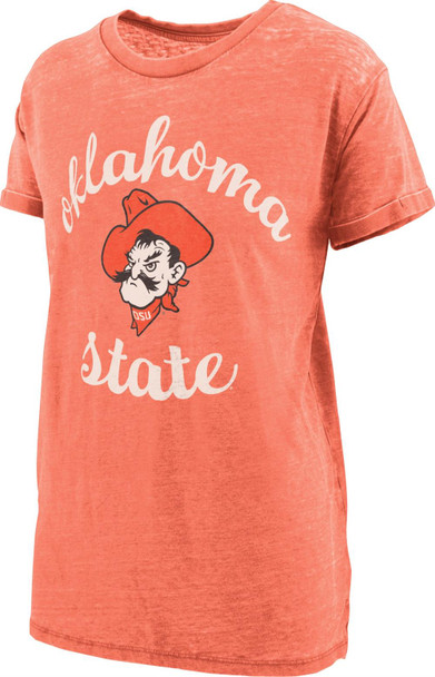 Women's Oklahoma State University Vintage Tee Short Sleeve Boyfriend Tee